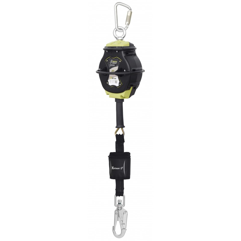 HELIXON-S Anticaída retráctil de 7 m de cable de acero galvanizado con exoesqueleto FA 20 EXO 07 integrado