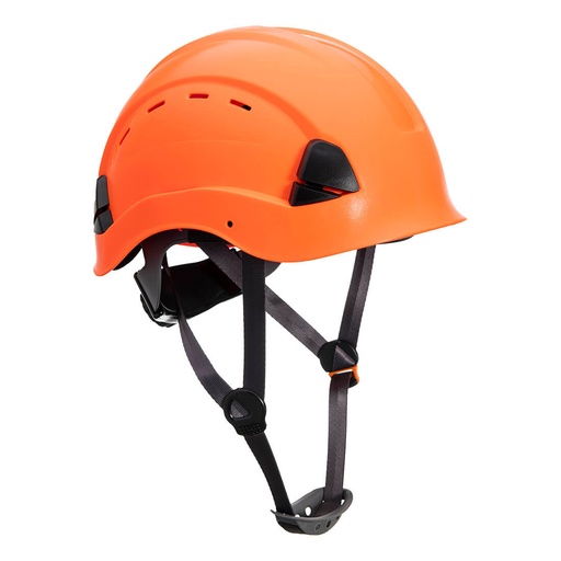 Casco con Barbiquejo Naranja, Negro o Blanco 