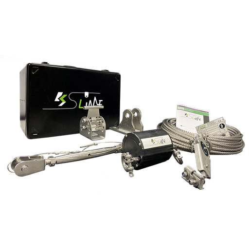 Conjunto de línea de vida horizontal auto-instalación (16-30 M), Marca Kratos, KS-LINE