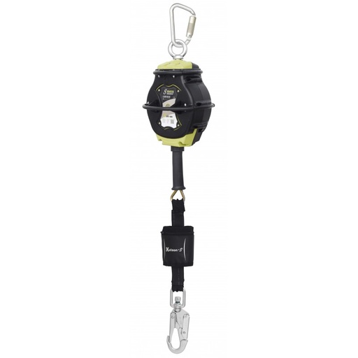 HELIXON-S Anticaída retráctil de 7 m de cable de acero galvanizado con exoesqueleto FA 20 EXO 07 integrado